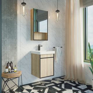 Тумба-умывальник Comforty Вена 45 см дуб дымчатый 00-00006653